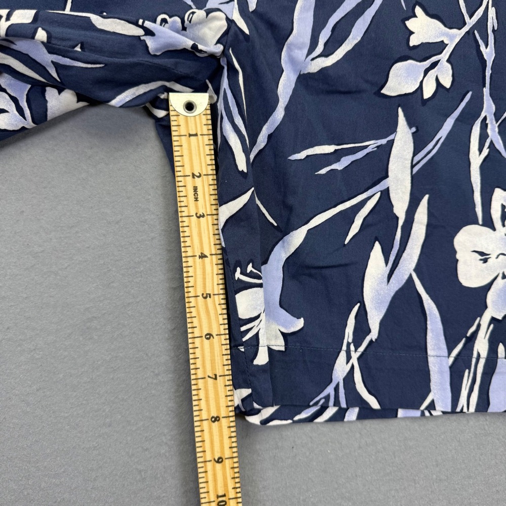 Polo Golf Ralph Lauren Mens 35 Floral Navy Blue Classic Fit Chino Shorts Stretch - Picture 7 of 12
